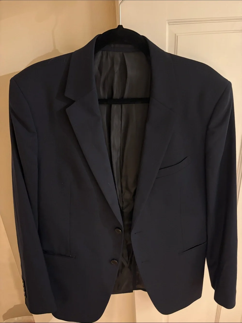 Theory Men's Dark Navy Two-Button Suit